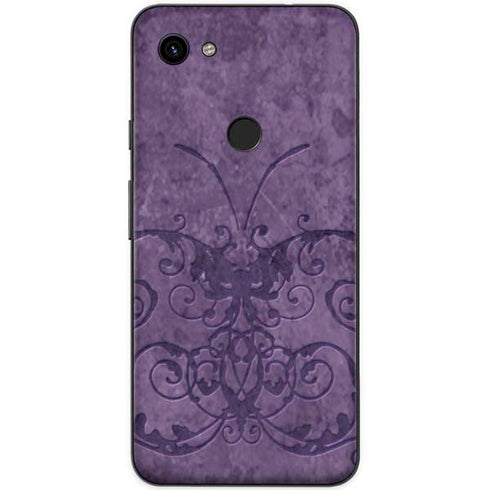 Brigid Ashwood Purple Damask Butterfly Google Pixel 3a XL Skin